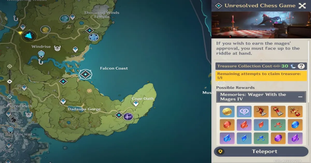 One of the Weekly Bosses from Mondstadt