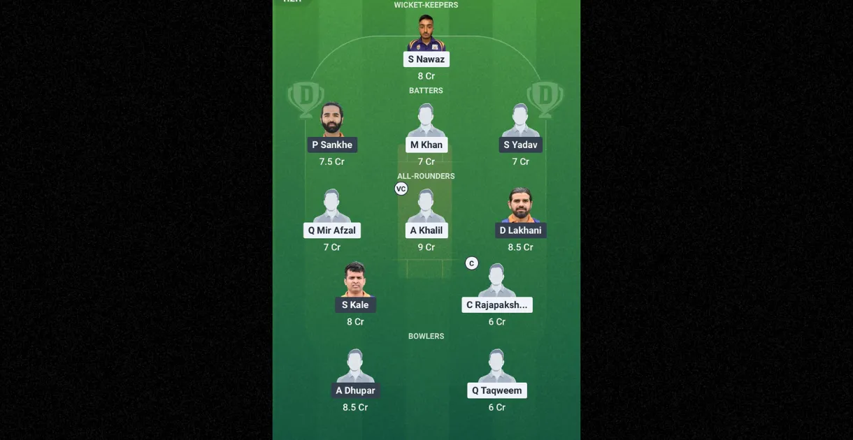 ALZ vs RPHX Dream11 Prediction Team 2