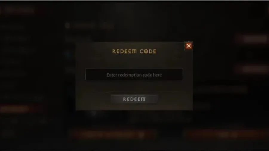 Code Redeem Diablo