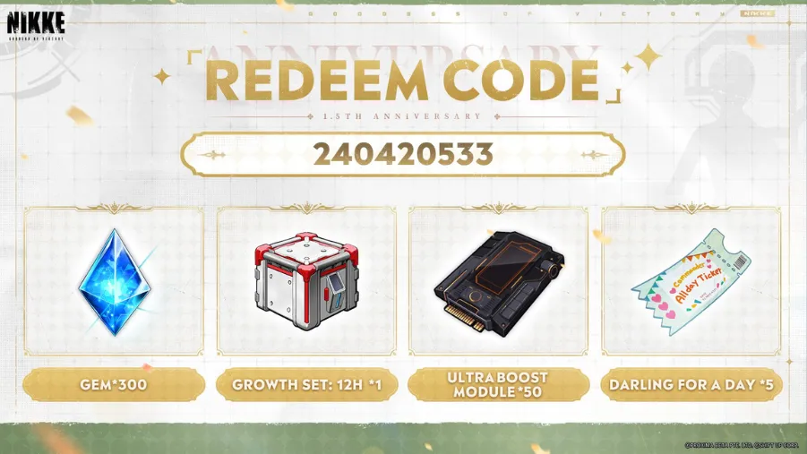 Goddess of Victory: NIKKE Redeem Code Rewards