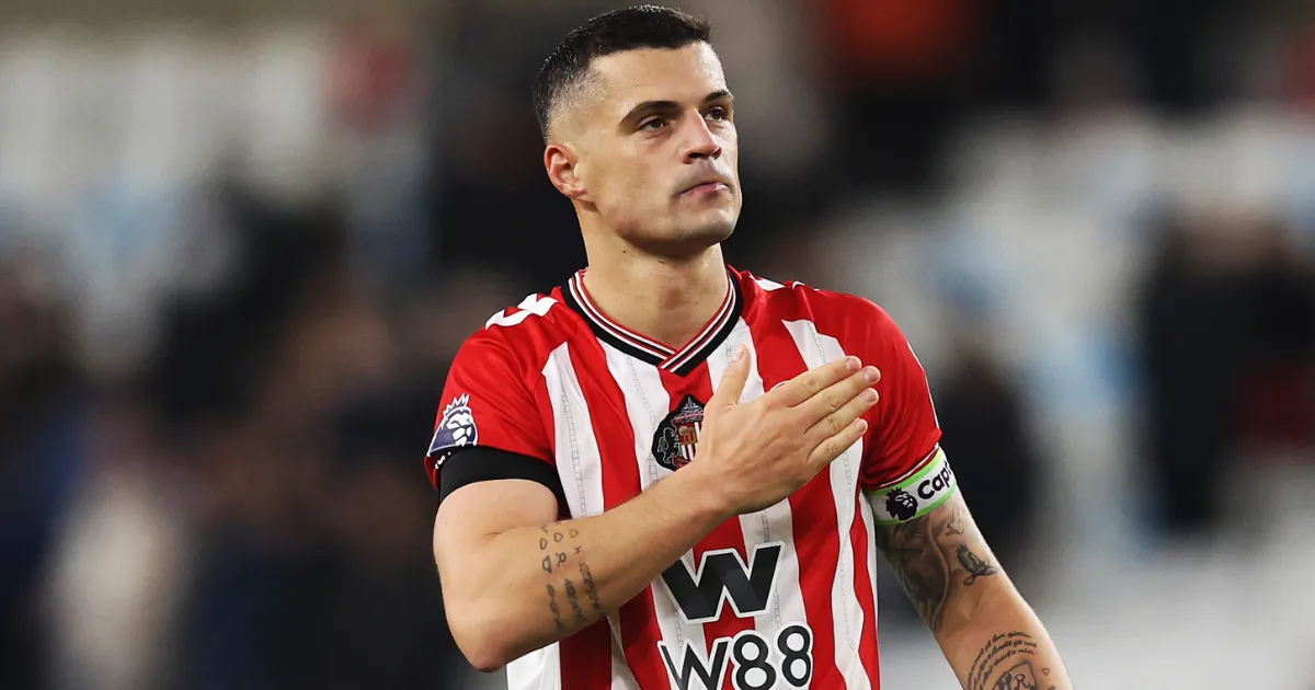 Granit Xhaka (Image Credit: X/SunderlandAFC)