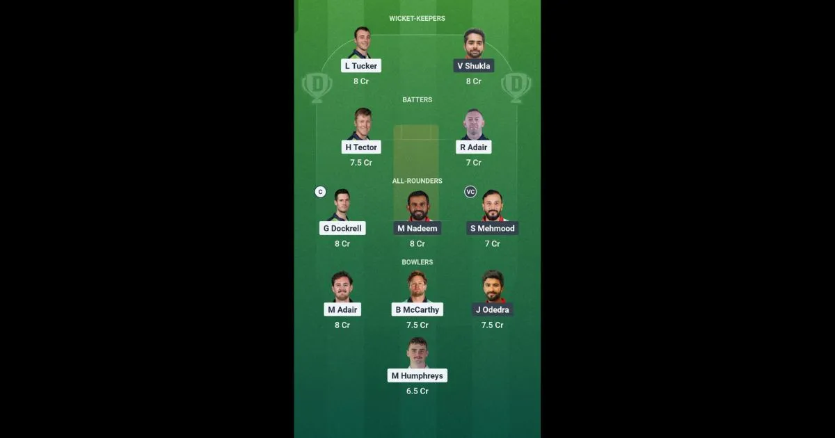 IRE vs OMN Dream11 Prediction Team 2