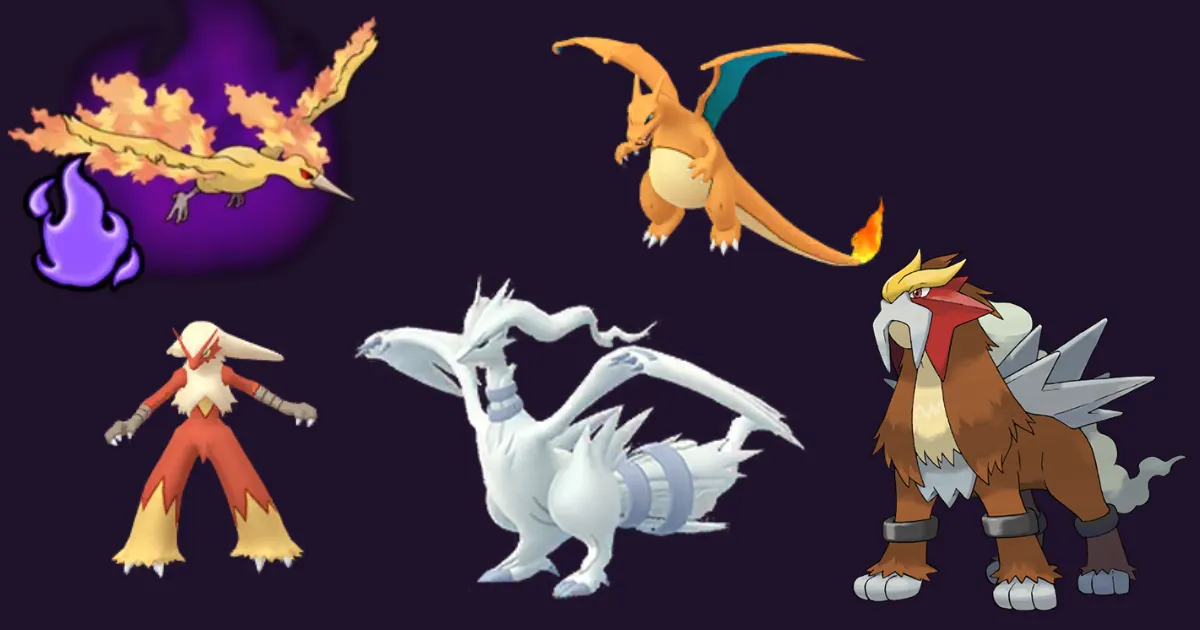 best fire type Pokemon in Pokemon GO