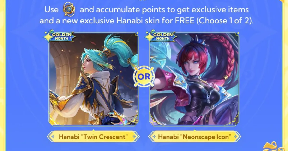 Getting Free Hanabi Skin from the Mobile Legends Golden Month Event