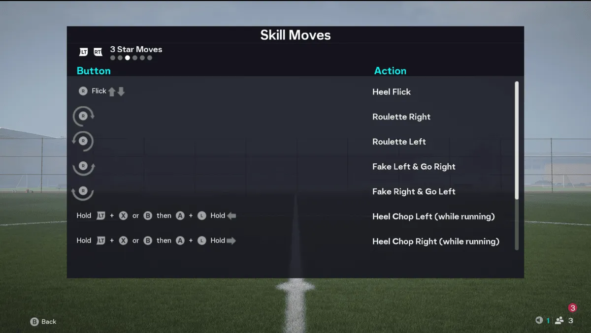 FC 26 3-star skill Moves