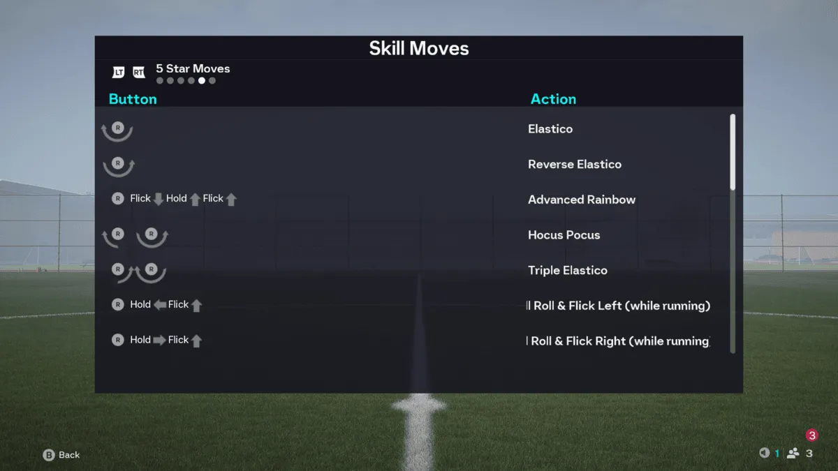 FC 26 5-star skill Moves
