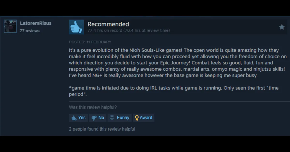 Another Nioh 3 review