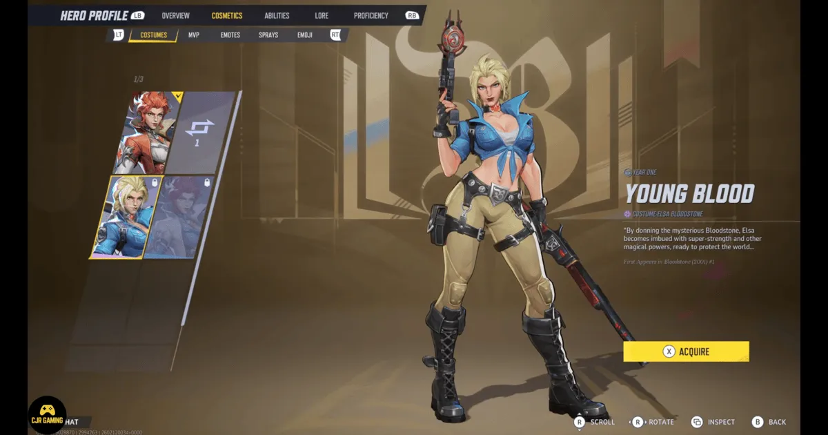 Young Blood Elsa Bloodstone