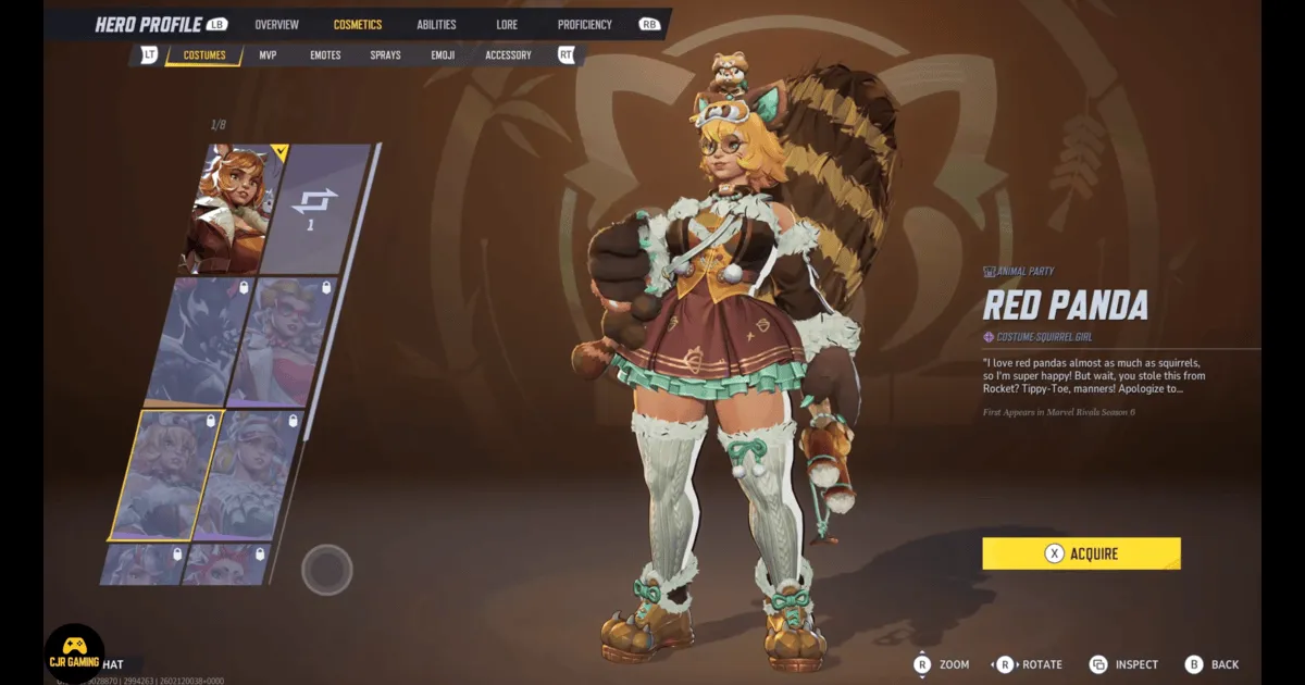 Red Panda Squirrel Girl