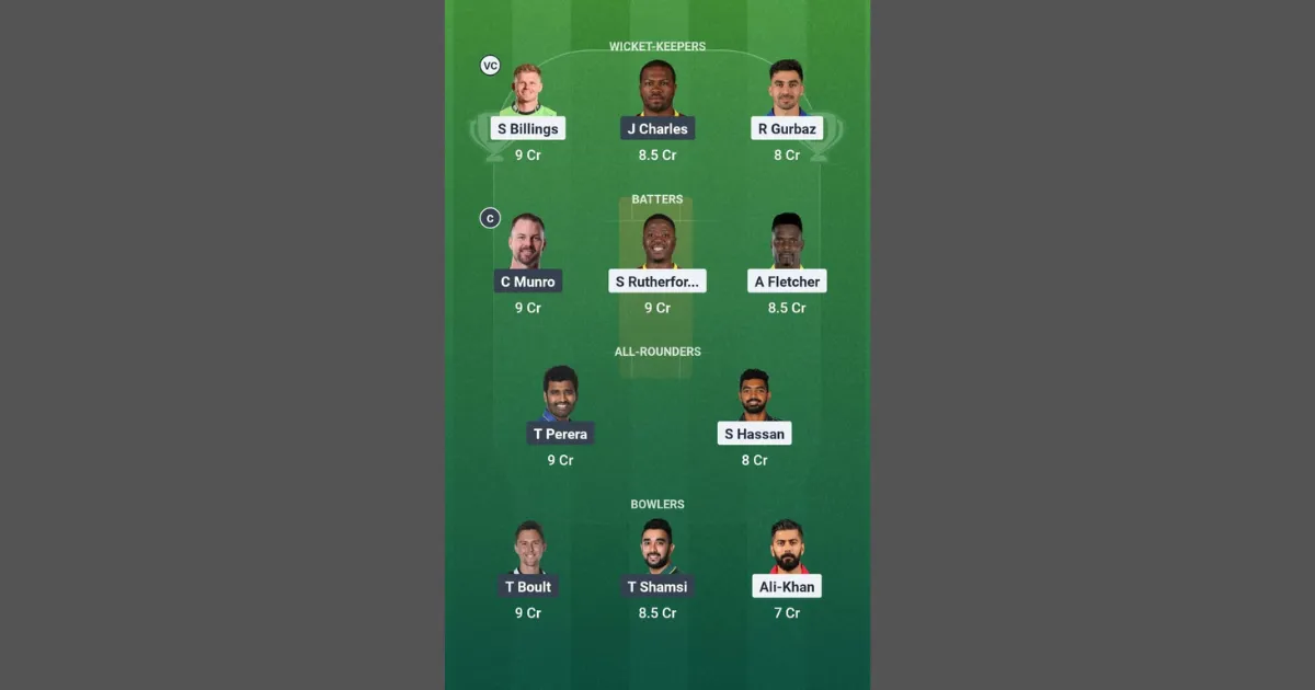 AST vs NW Dream11