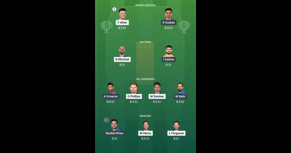 NZ vs WI Dream11