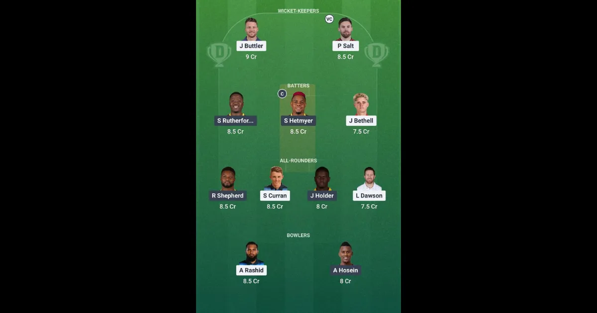 ENG vs WI Dream11