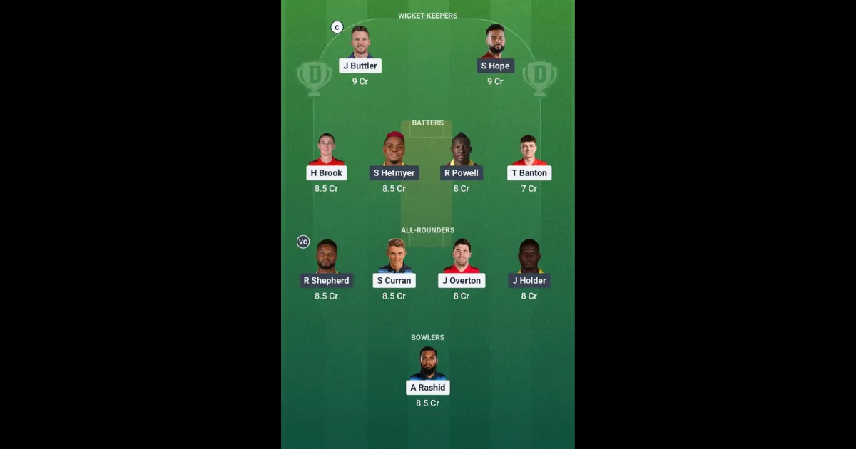 ENG vs WI Dream11