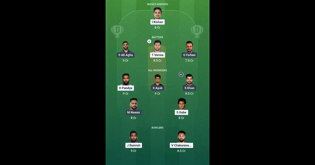 IND vs PAK Dream11