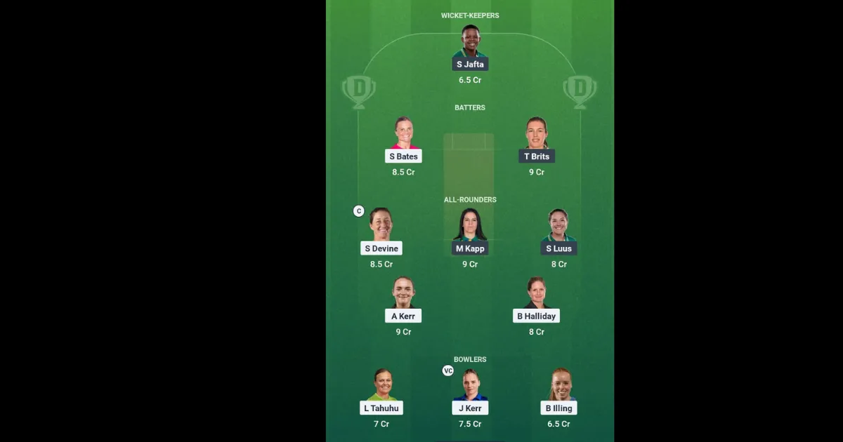 NZ-W vs SA-W Dream11 Prediction