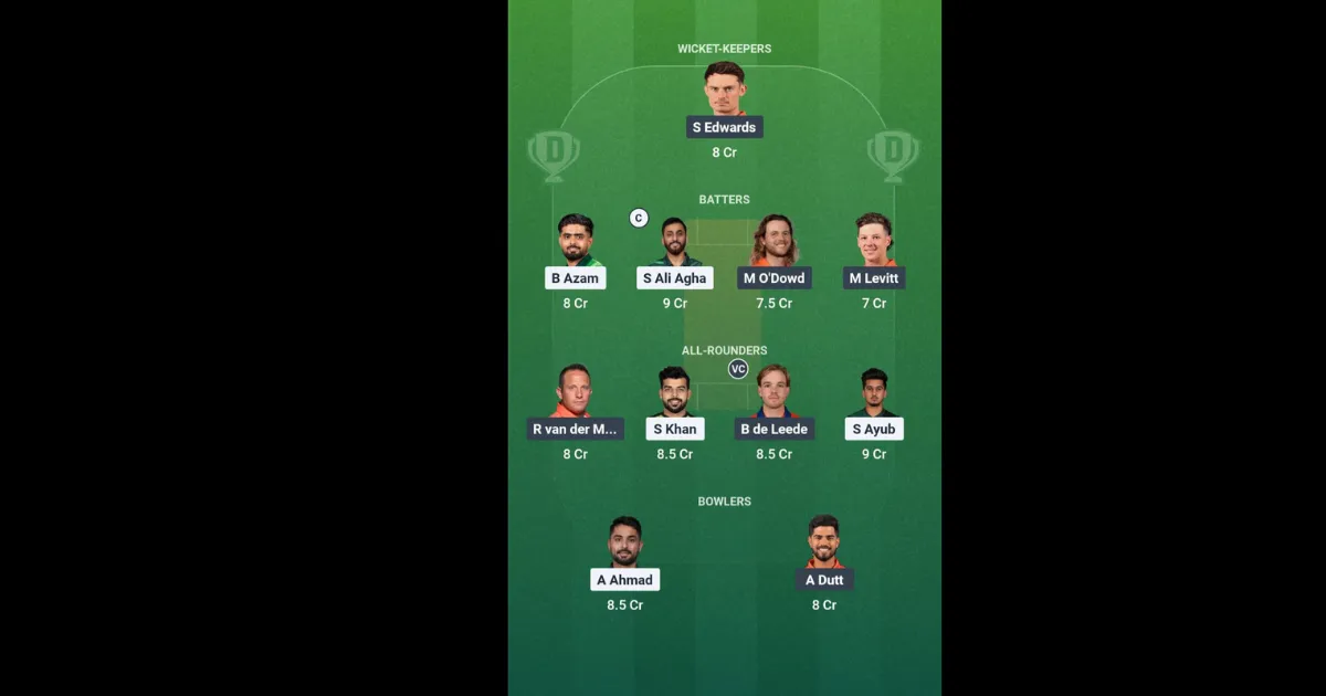 PAK vs NED Dream11 Prediction PAK vs NED Dream11 Prediction