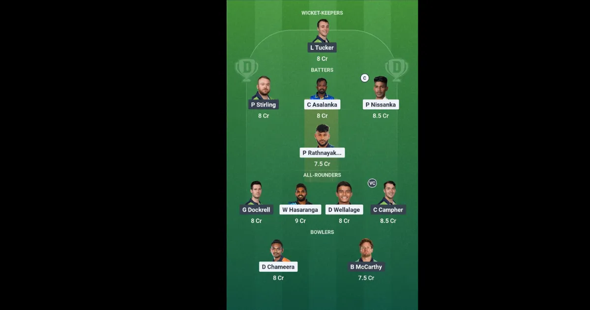 SL vs IRE Dream11 Prediction