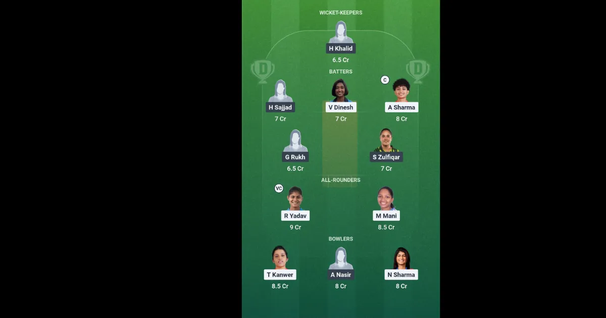 IND-A vs PAK-A Women Dream11 Prediction IND-A vs PAK-A Women Dream11 Prediction