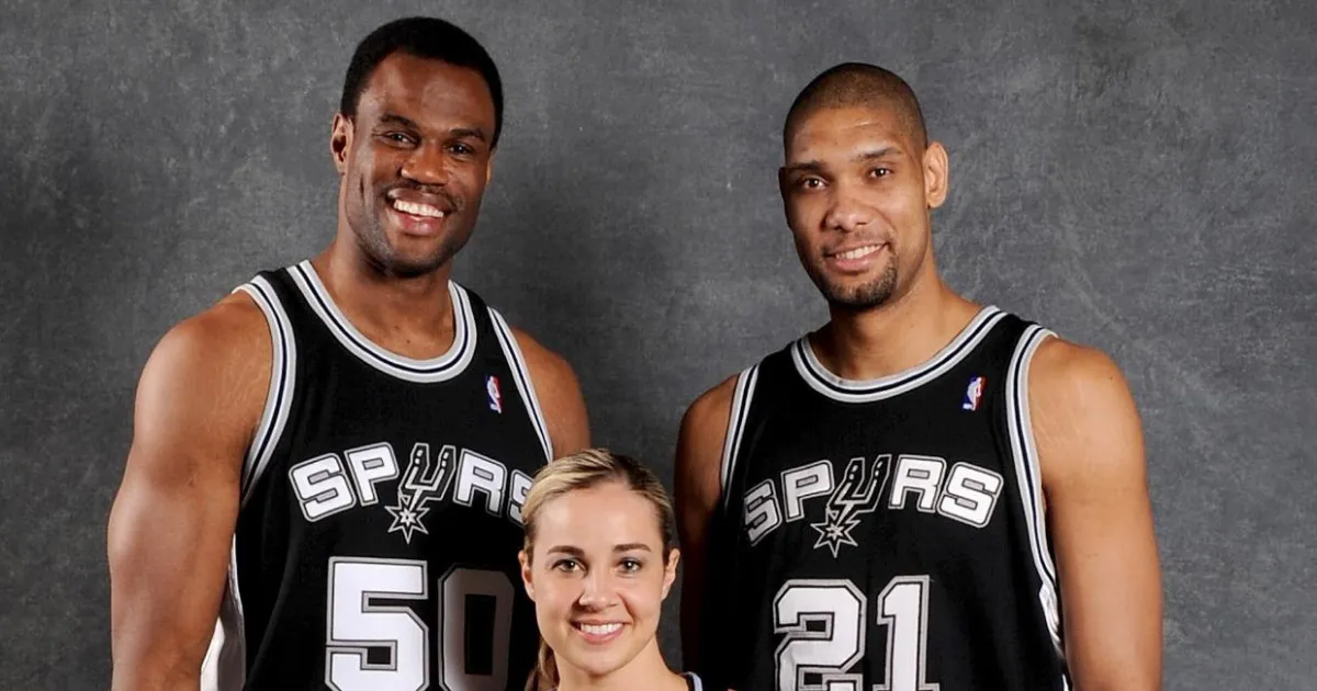 David Robinson and Tim Duncan