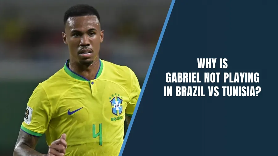 Gabriel injury Brazil vs Tunisia