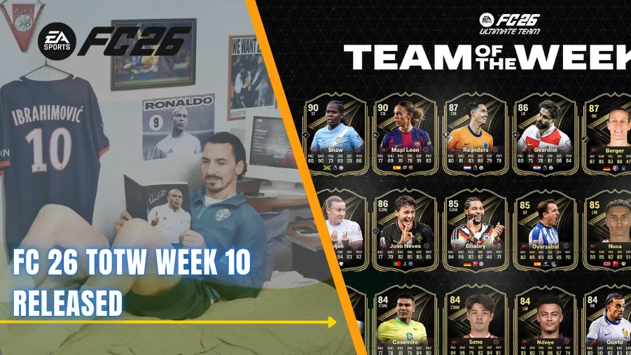 FC 26 TOTW Week 10 Released: Know The Best Picks FC 26 TOTW Week 10 Released: Know The Best Picks
