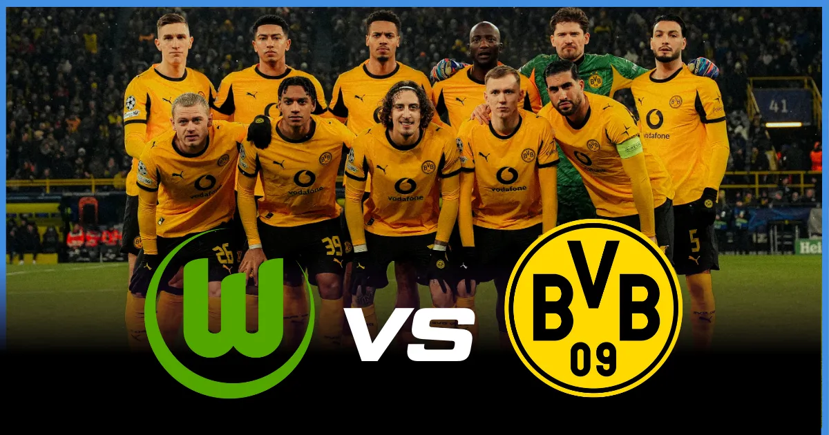 How to Watch Wolfsburg vs Dortmund Live Today - TV Channels & Streaming