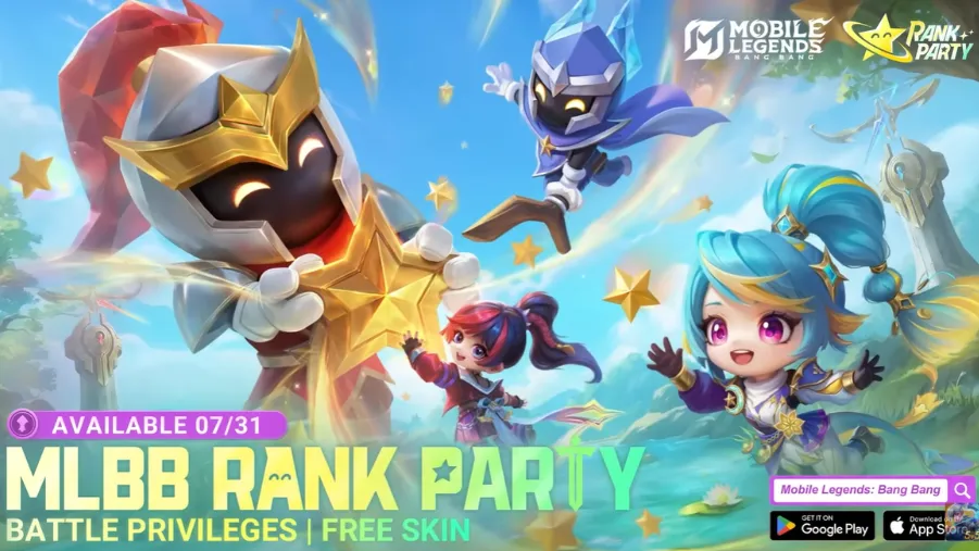 Mobile Legends Rank Party Guide: Here's How to Get the Free Skins and Rewards