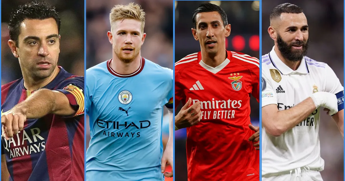 Top 10 Players With Most Assists in Champions League