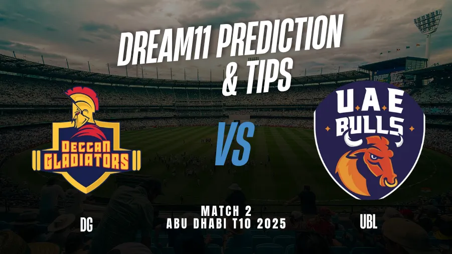 DG vs UBL Dream11 Prediction: Dream11 Team Today, Fantasy Cricket Tips, Playing XI, Pitch Report, Injury Update - Abu Dhabi T10 2025, Match 2