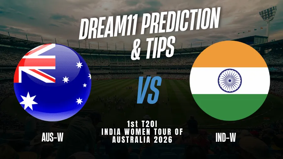 AUS-W vs IND-W Dream11 Prediction: Dream11 Team Today, Fantasy Cricket Tips, Playing XI, Pitch Report, Injury Update - India Women Tour of Australia 2026, 1st T20I