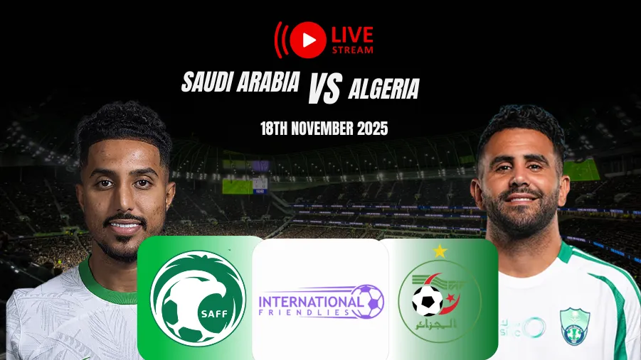 Is Saudi Arabia vs Algeria Live on TV Tonight?