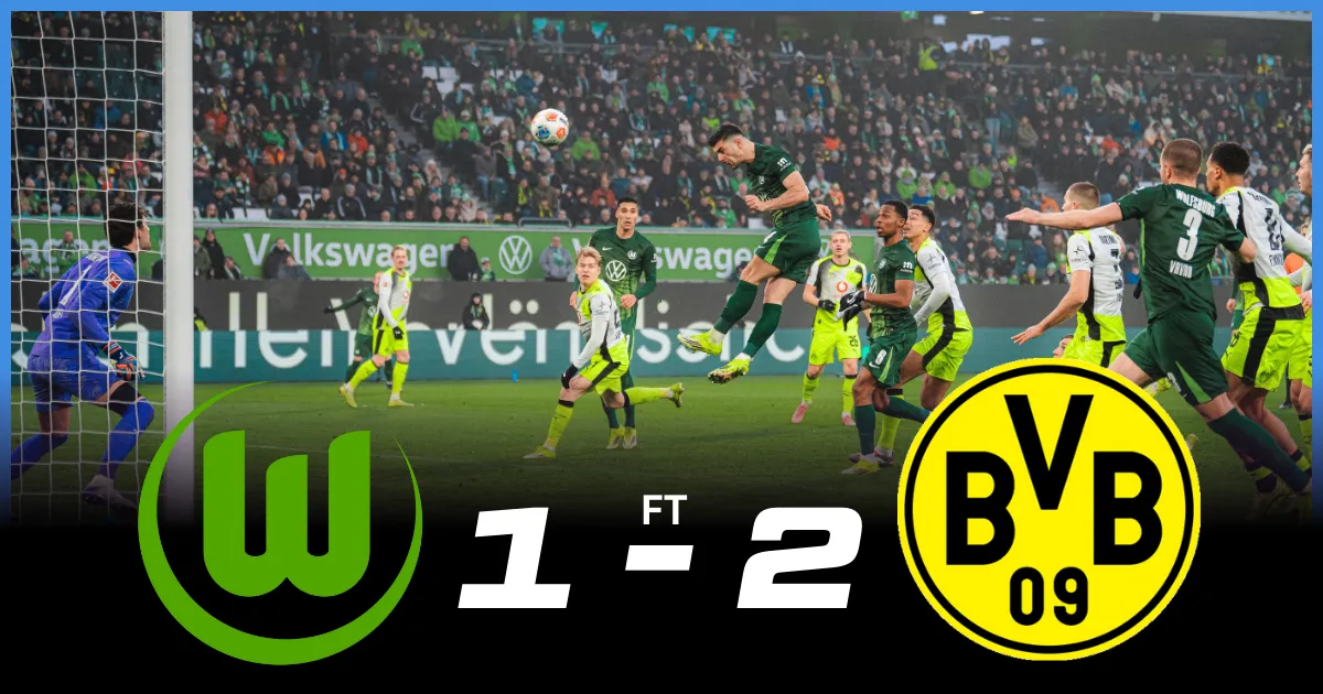 VfL Wolfsburg Vs Borussia Dortmund Player Ratings: Guirassy Snatches Victory in a 2-1 Thriller