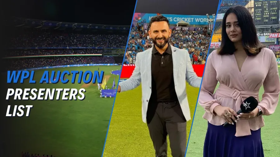 WPL Auction 2026 Presenters