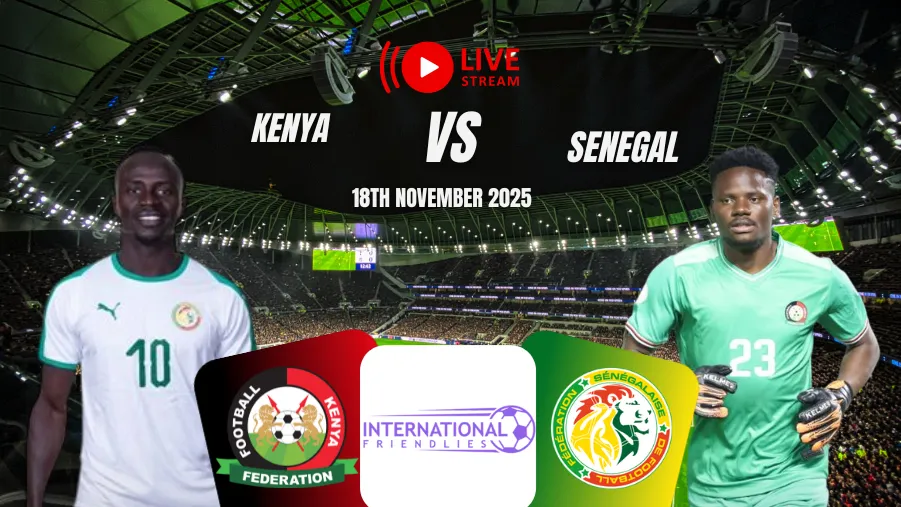 Where to watch Kenya vs Senegal Live on TV?