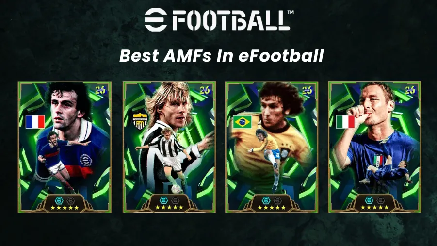 Top 10 Best AMF In eFootball: Player Stats & Overall Ratings