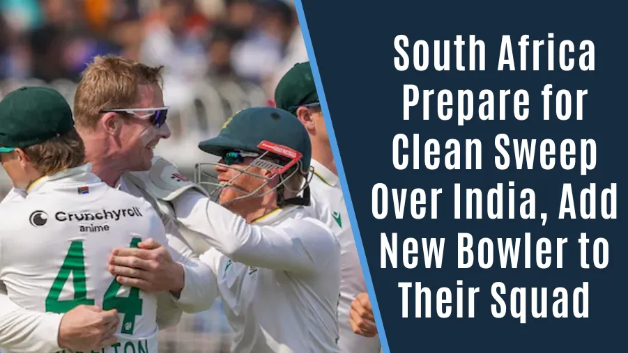 South Africa Prepare for Clean Sweep Over India, Add New Bowler to Their Squad South Africa Prepare for Clean Sweep Over India, Add New Bowler to Their Squad