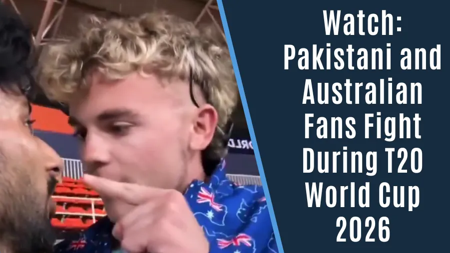 Watch: Pakistani and Australian Fans Fight During T20 World Cup 2026