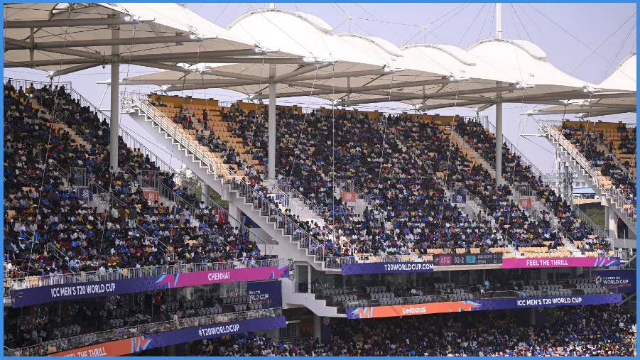 whistle banned in Chepauk stadium