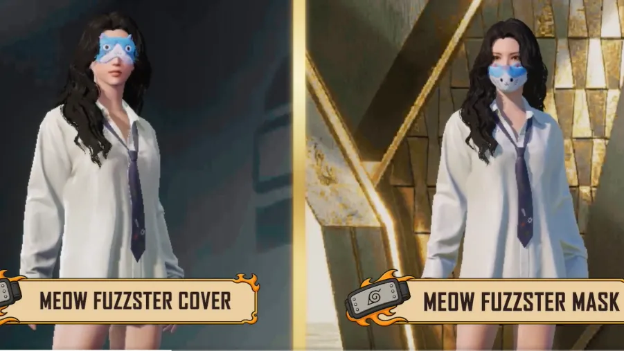 Meow Fuzzster Cover and Mask in PUBG Mobile