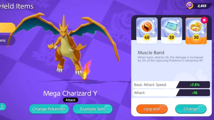 Mega Charizard Y Held Items