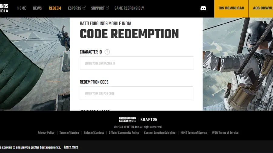 BGMI Redeem Codes (February 2026) - All New Active Codes
