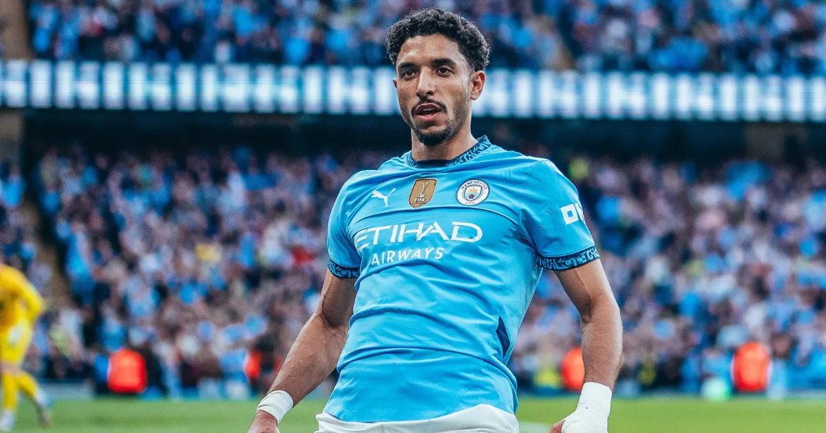 Omar Marmoush celebrates his amazing goal against Bournemouth (Image Credit: X / @ManCity) Omar Marmoush celebrates his amazing goal against Bournemouth (Image Credit: X / @ManCity)
