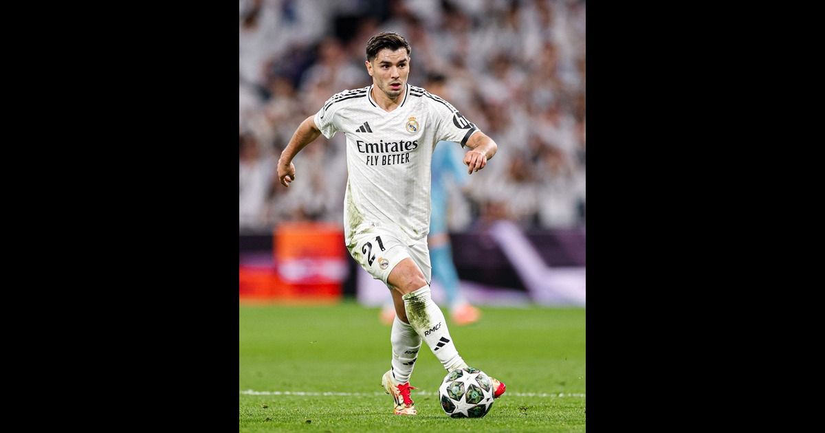 Brahim Diaz in action (Image Credits: Official X/@RealMadrid)