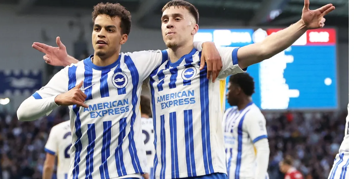 Ayari (left) and Gruda (right) were the best-rated players for Brighton in Brighton vs Liverpool Player Ratings