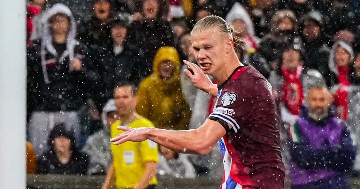 erling haaland in action