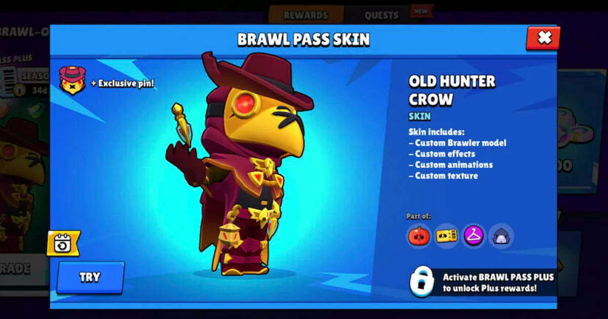 Brawl Stars-Brawloween-Old-Hunter
