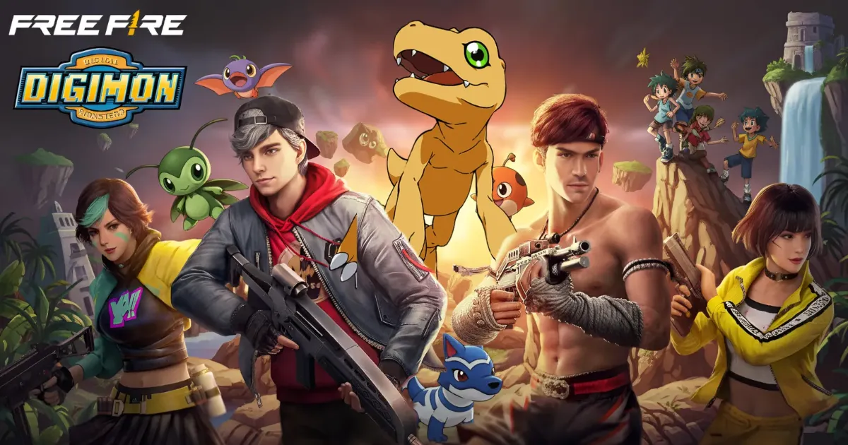 Free Fire MAX x Digimon Adventure Collaboration