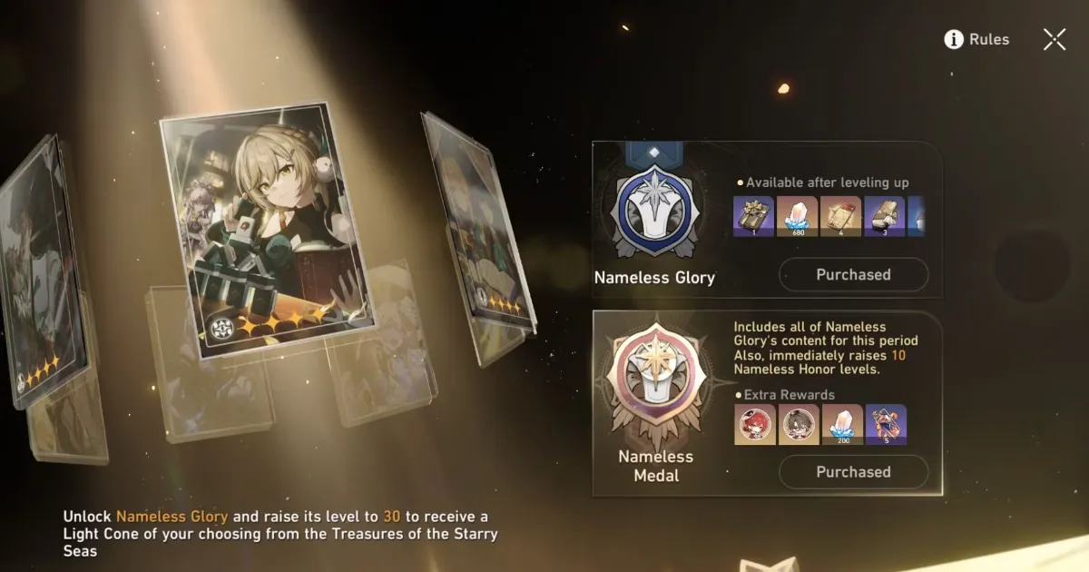 Honkai Star Rail Version 4.0 Nameless Honor Update