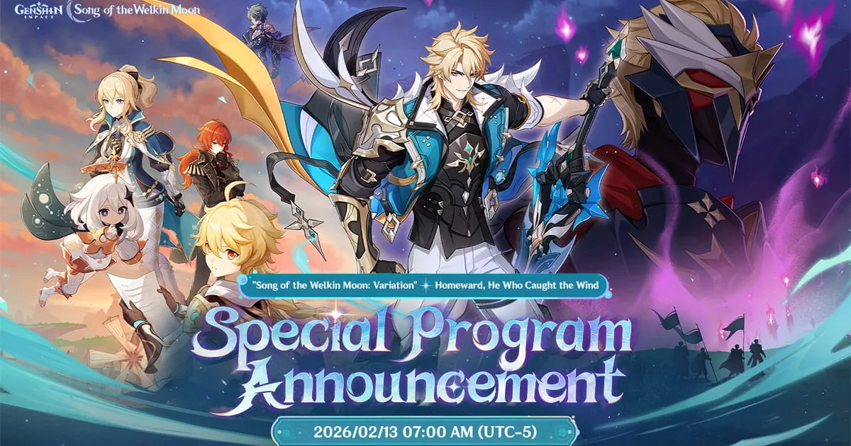 Genshin Impact Luna V livestream schedule