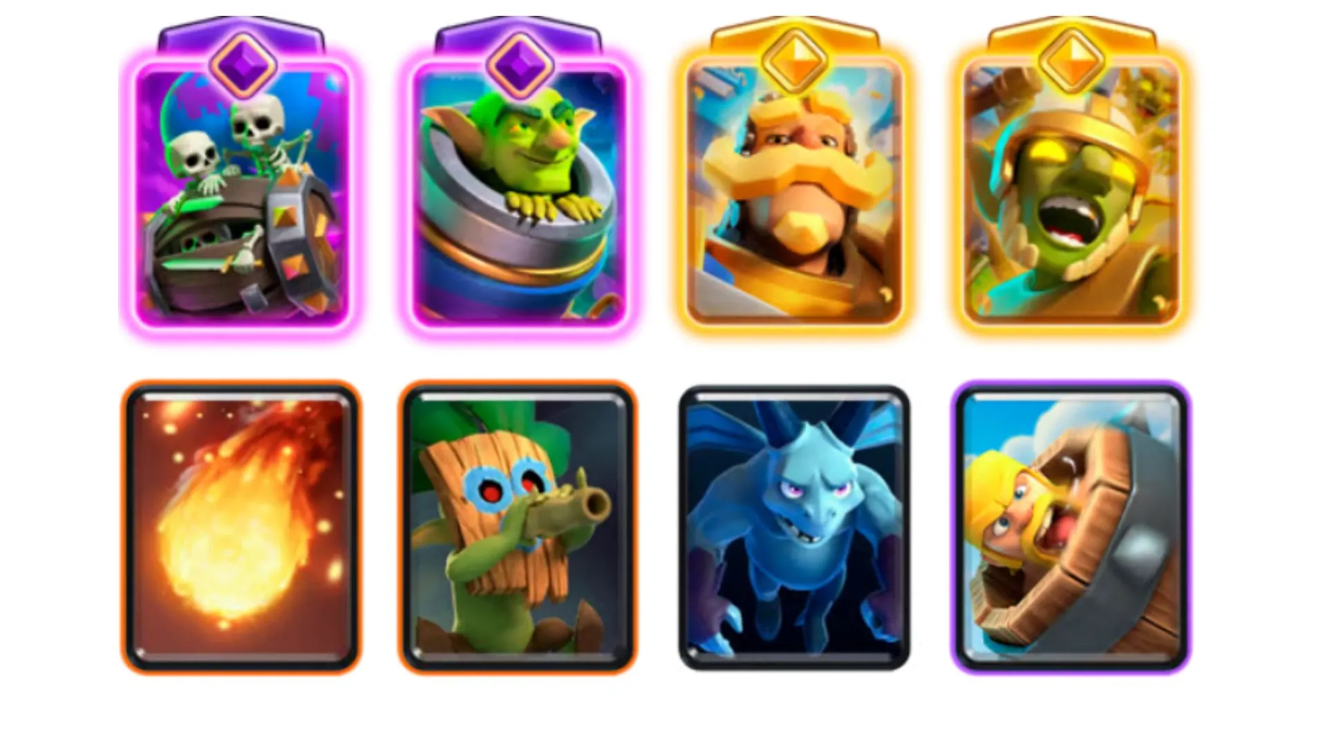 EvoMortar HeroGobsKnight in Clash Royale